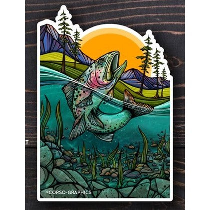 Trout Sticker