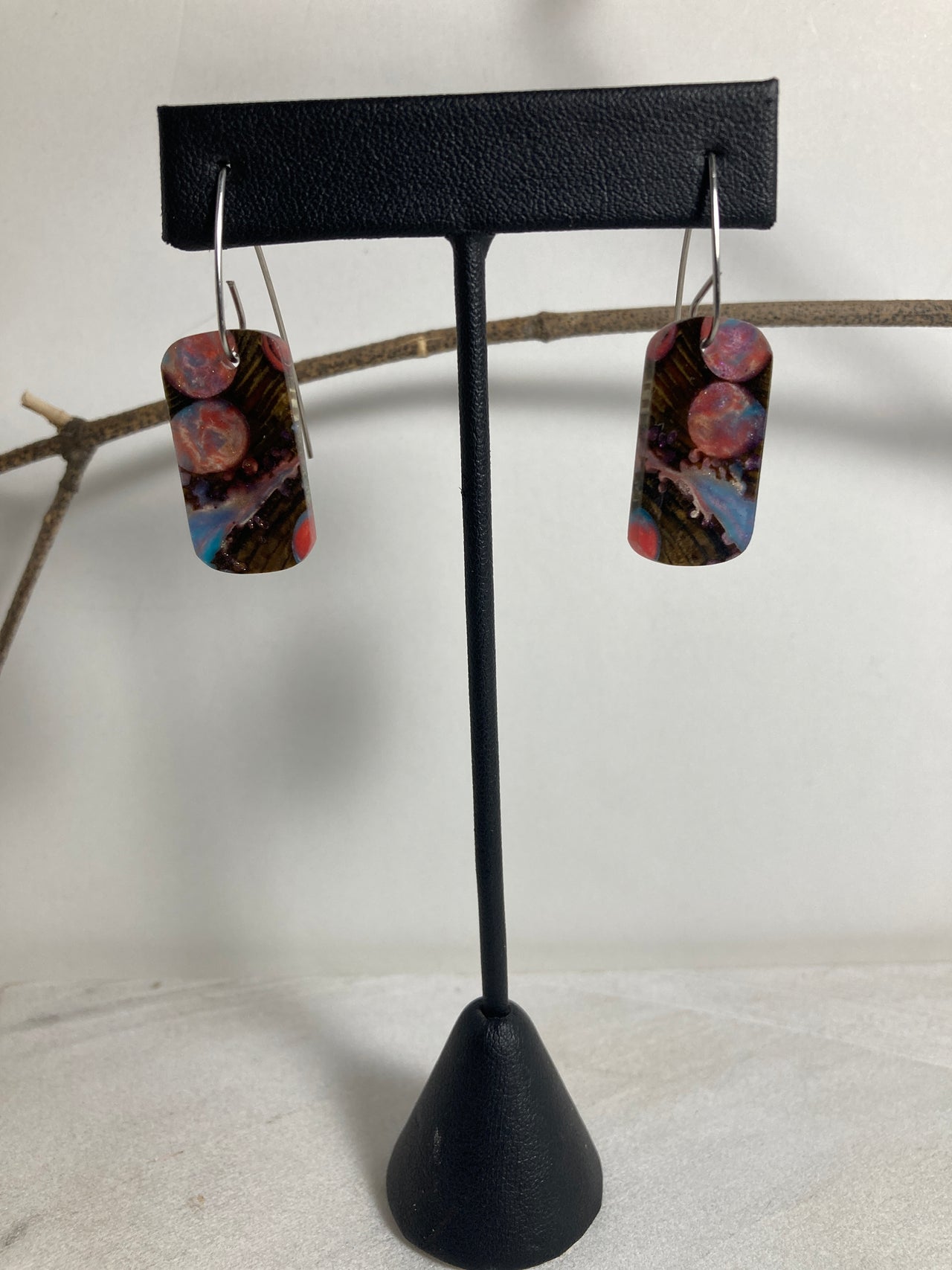 Gribbles and Shipworm Resin Cast Earrings 18