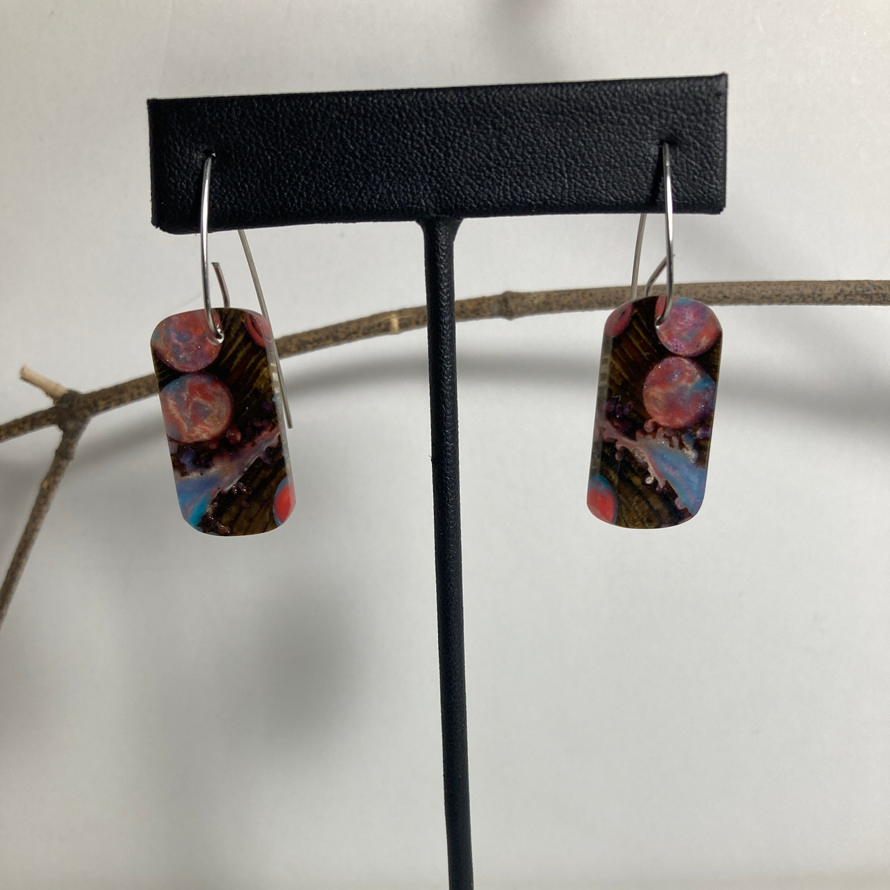 Gribbles and Shipworm Resin Cast Earrings 18