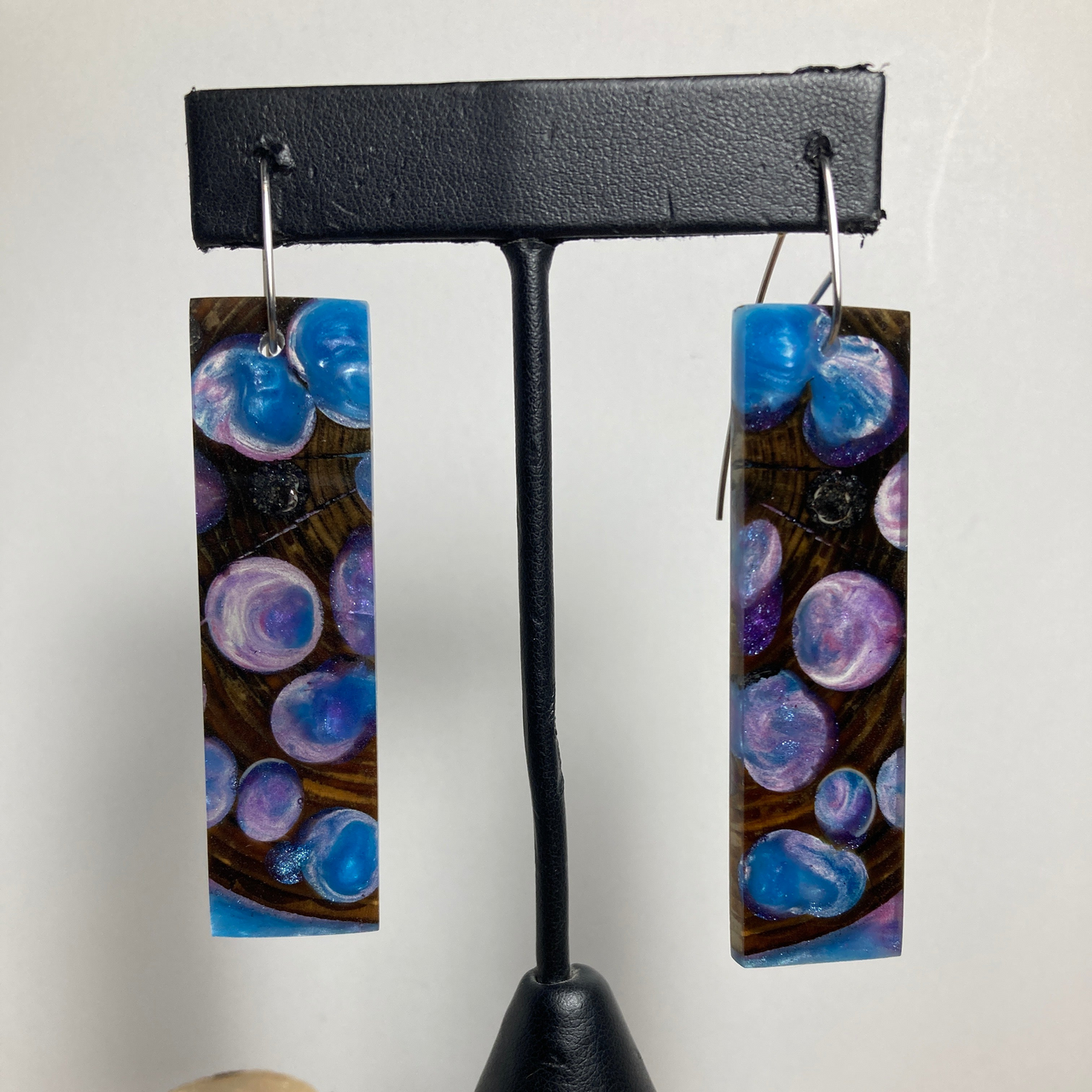 Gribbles and Shipworm Resin Cast Earrings 11