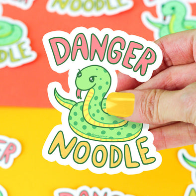 Danger Noodle Snake Vinyl Sticker
