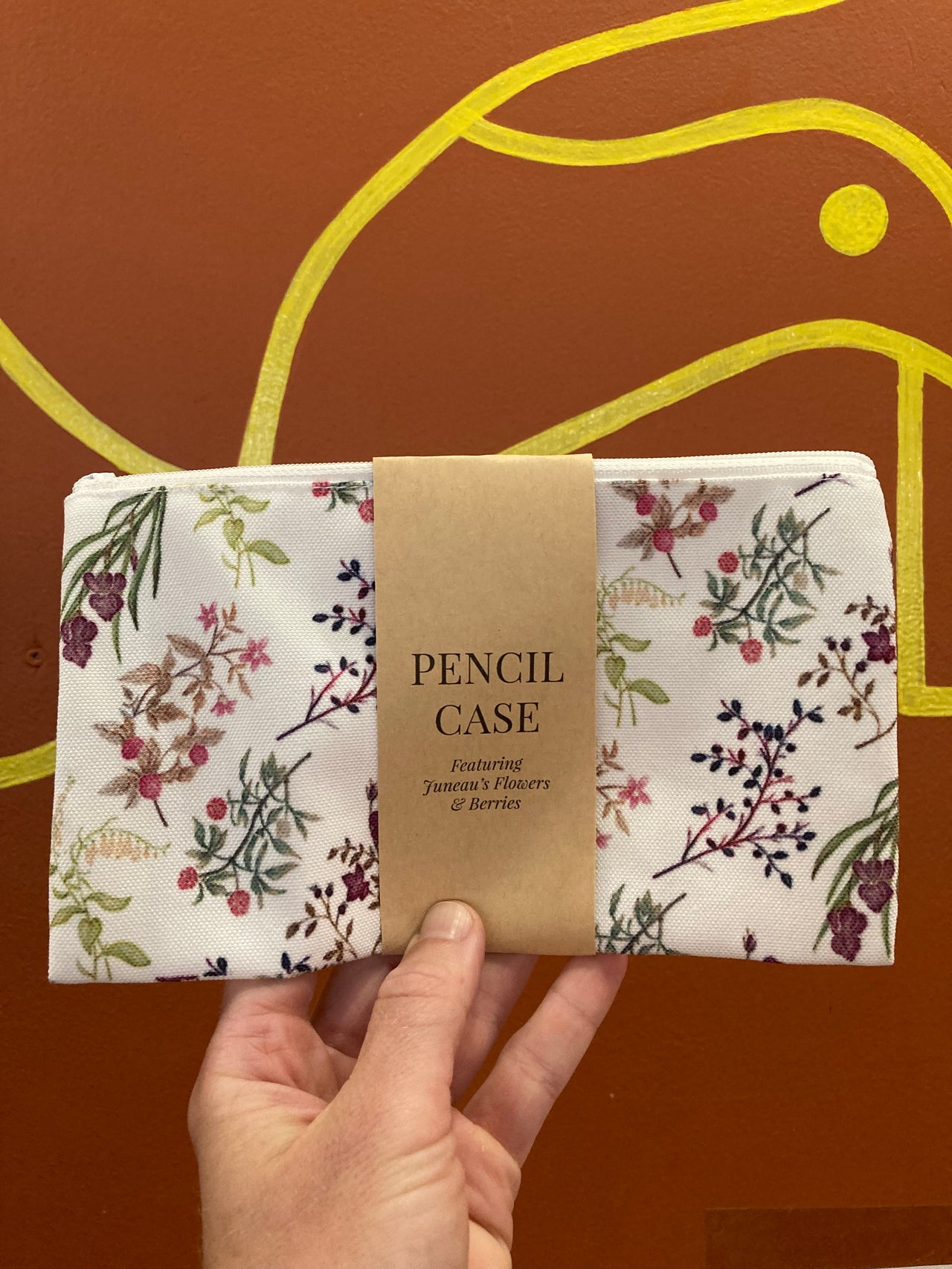 Flowers and Berries Pencil Case