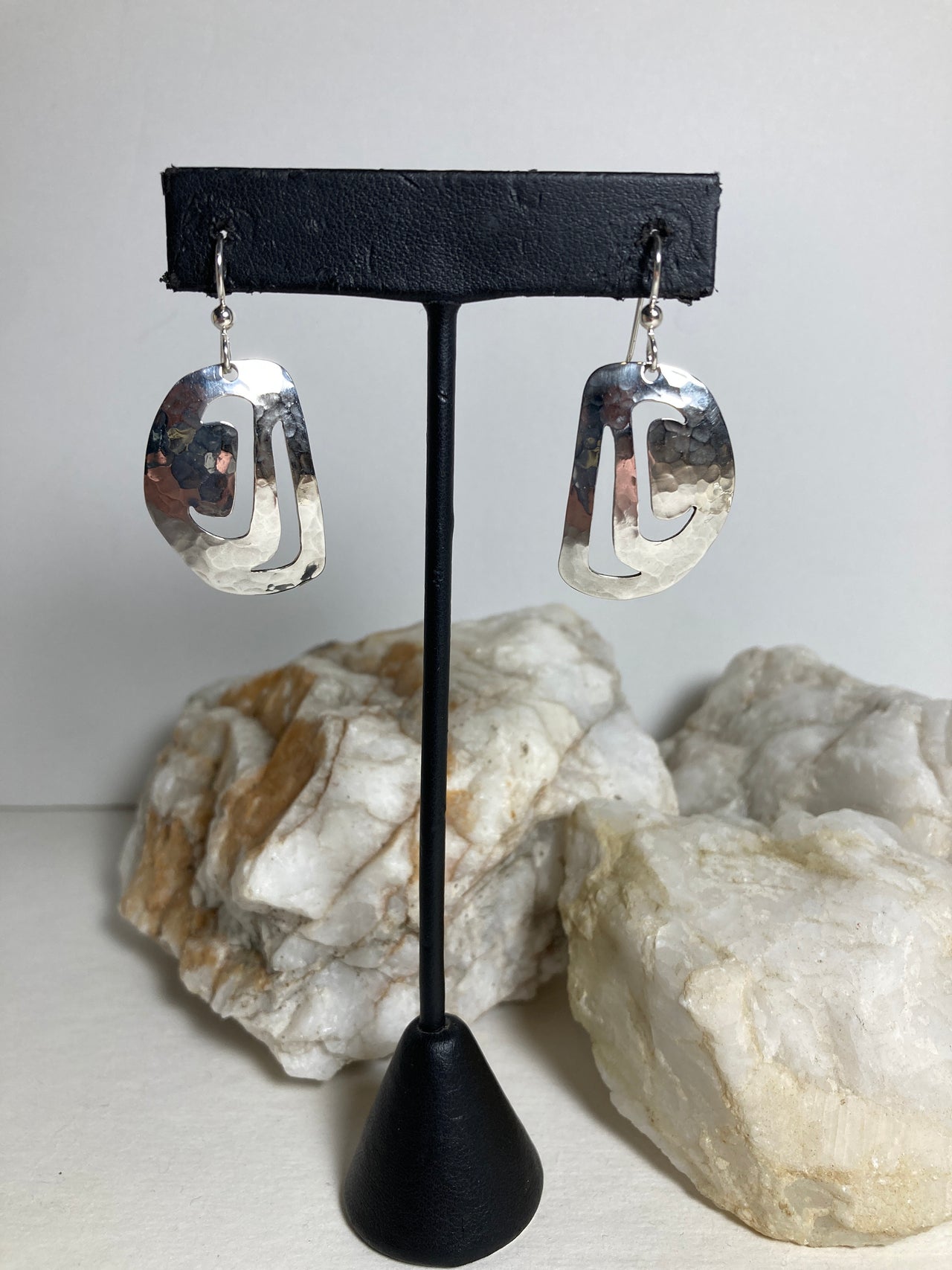 Sterling Silver Salmon Head Earrings