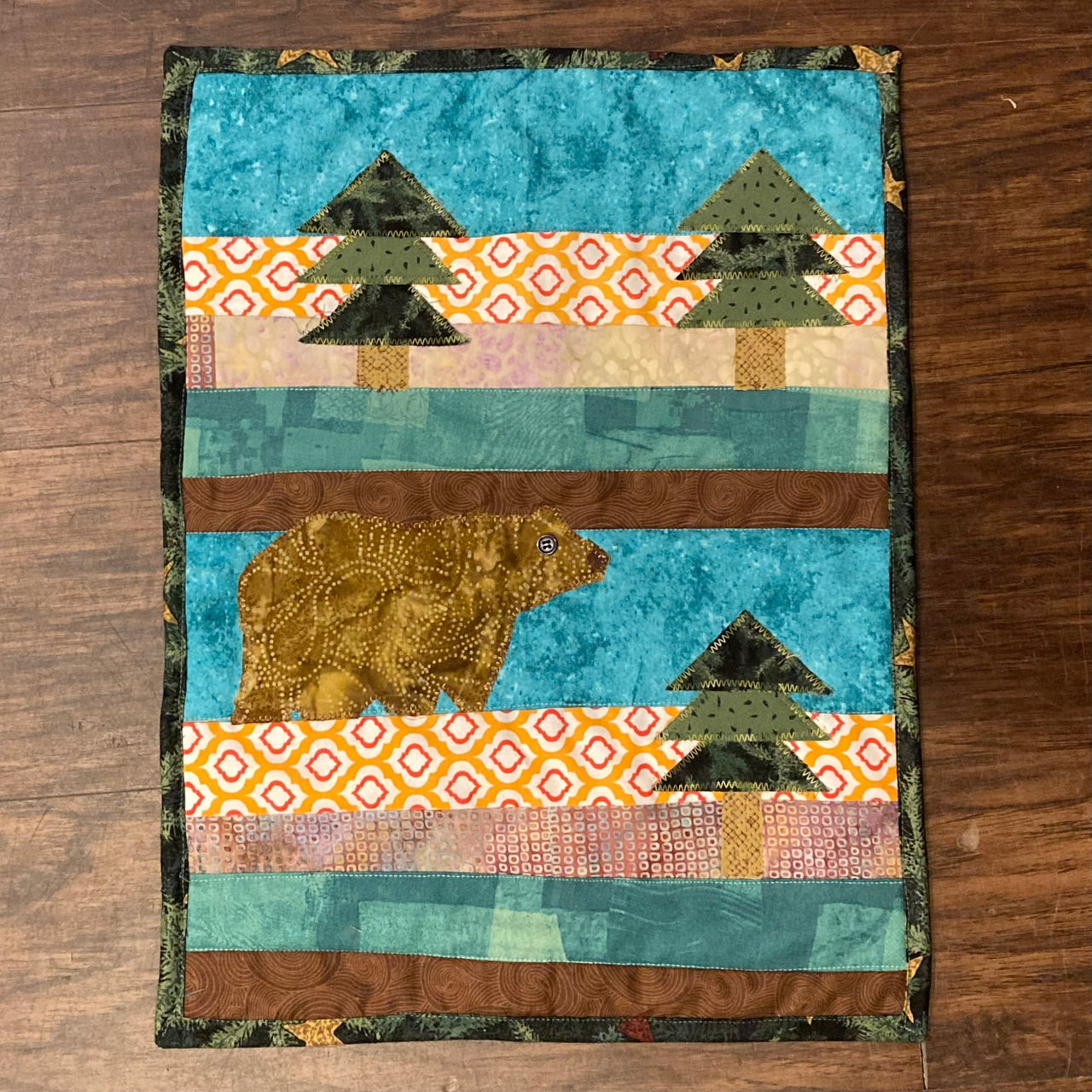Quilted Bear Wall Hanging