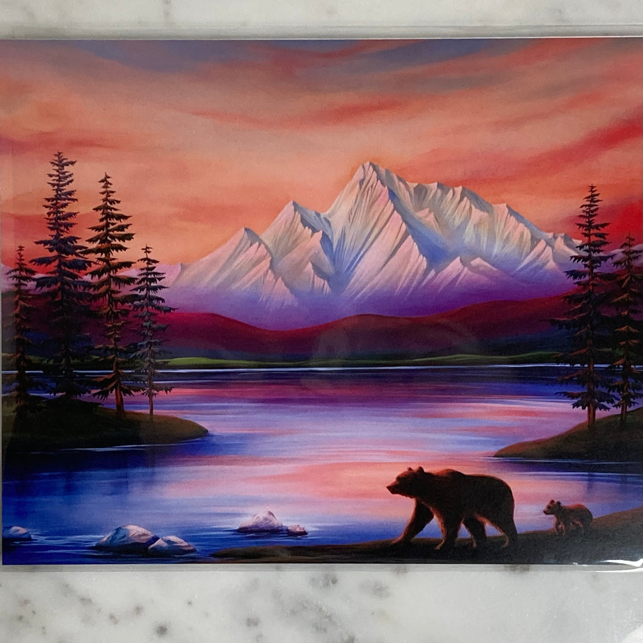 Bear Sunrise 8x10 Print