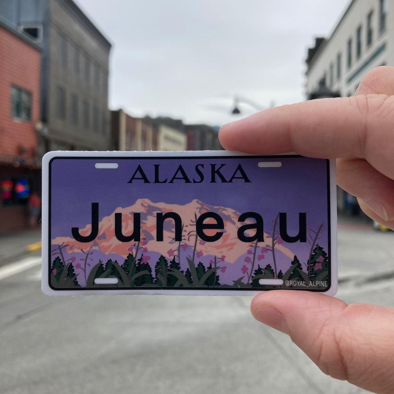 Juneau Plate Sticker