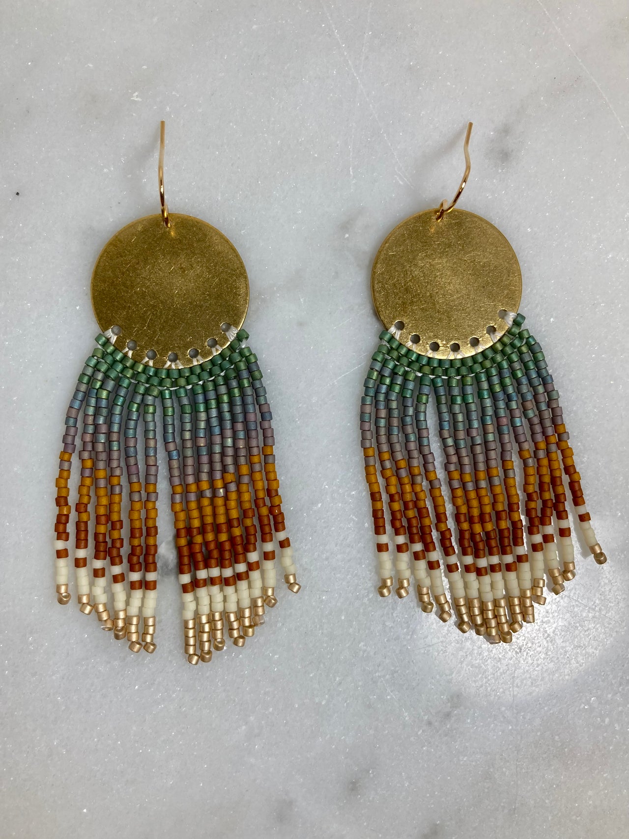 Sol Earrings- Autumn: 3 in