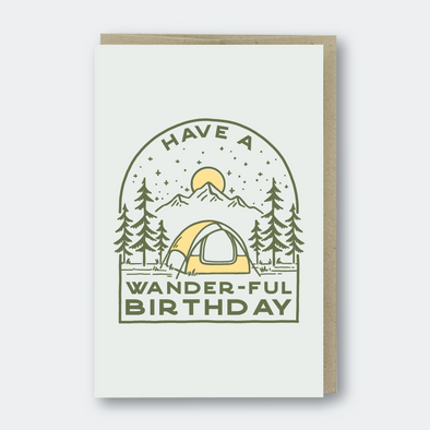 Wander-ful Birthday Card
