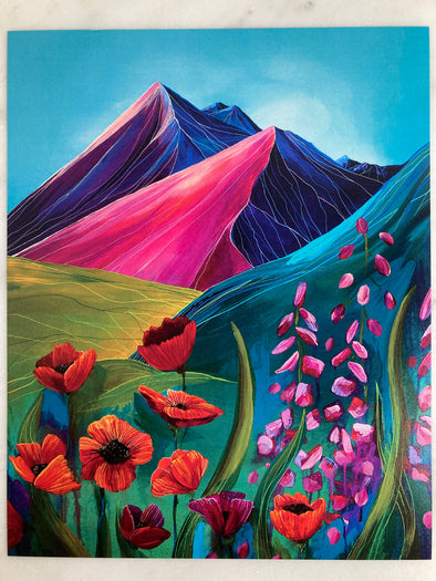 Bright Mountains 8x10 Print