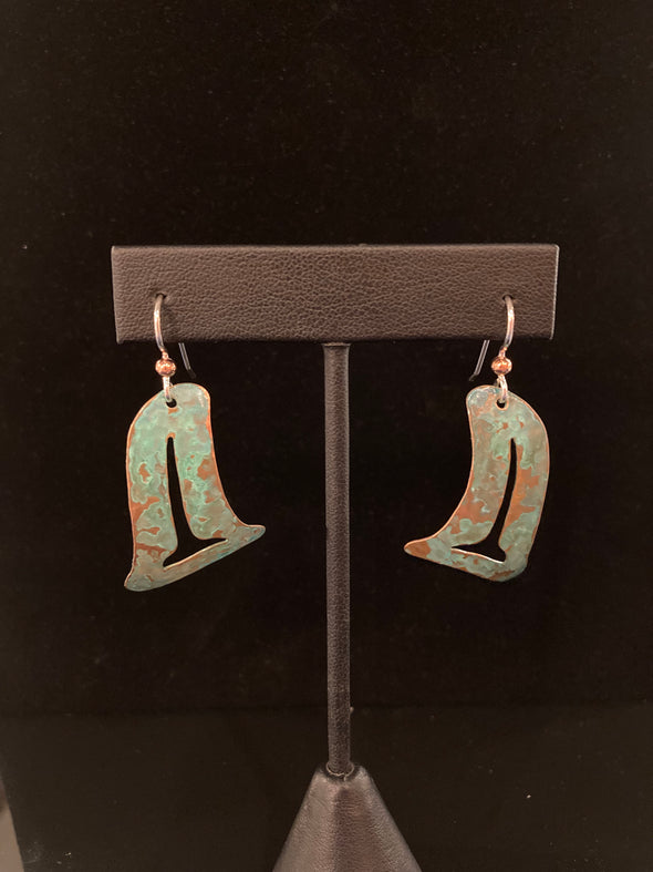 Keet Gooshi (Killer Whale Fin) Earrings