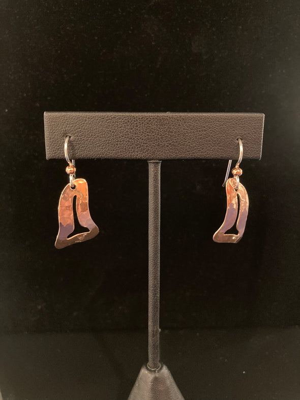 Keet Gooshi (Killer Whale Fin) Earrings
