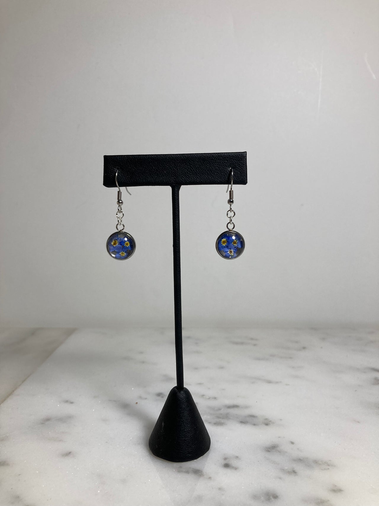 Resin Forget-me-not Earrings