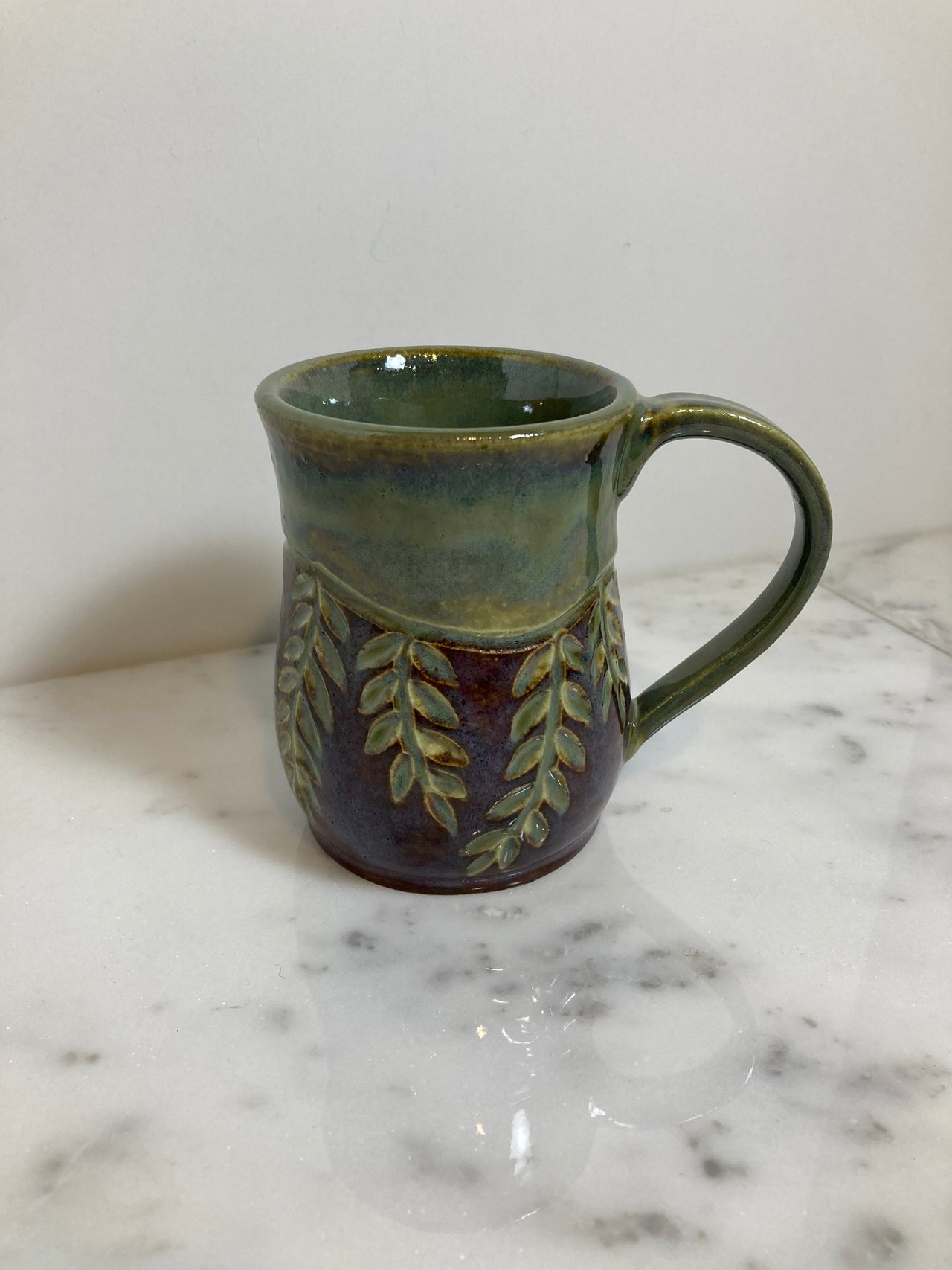 Leaf Mug - Handmade
