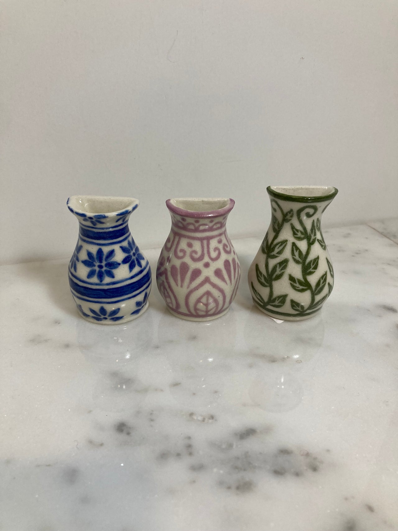 Mini Wildflower Vase Magnet - Handmade Ceramic