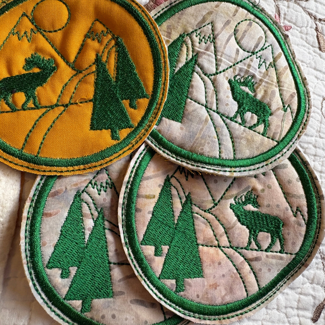 Handmade Fabric Coasters
