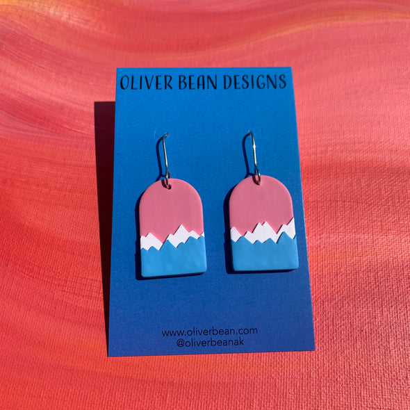 Transgender Mountain Earrings