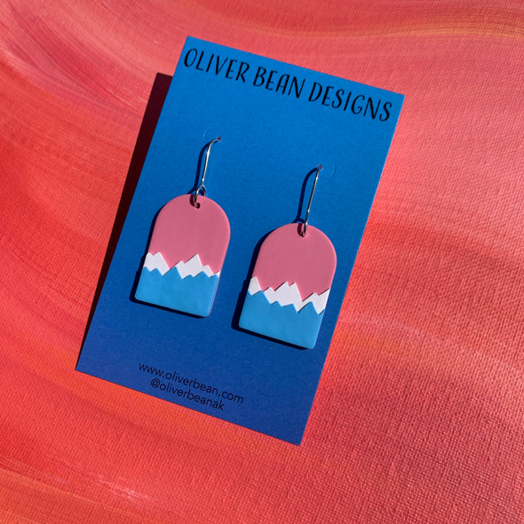 Transgender Mountain Earrings