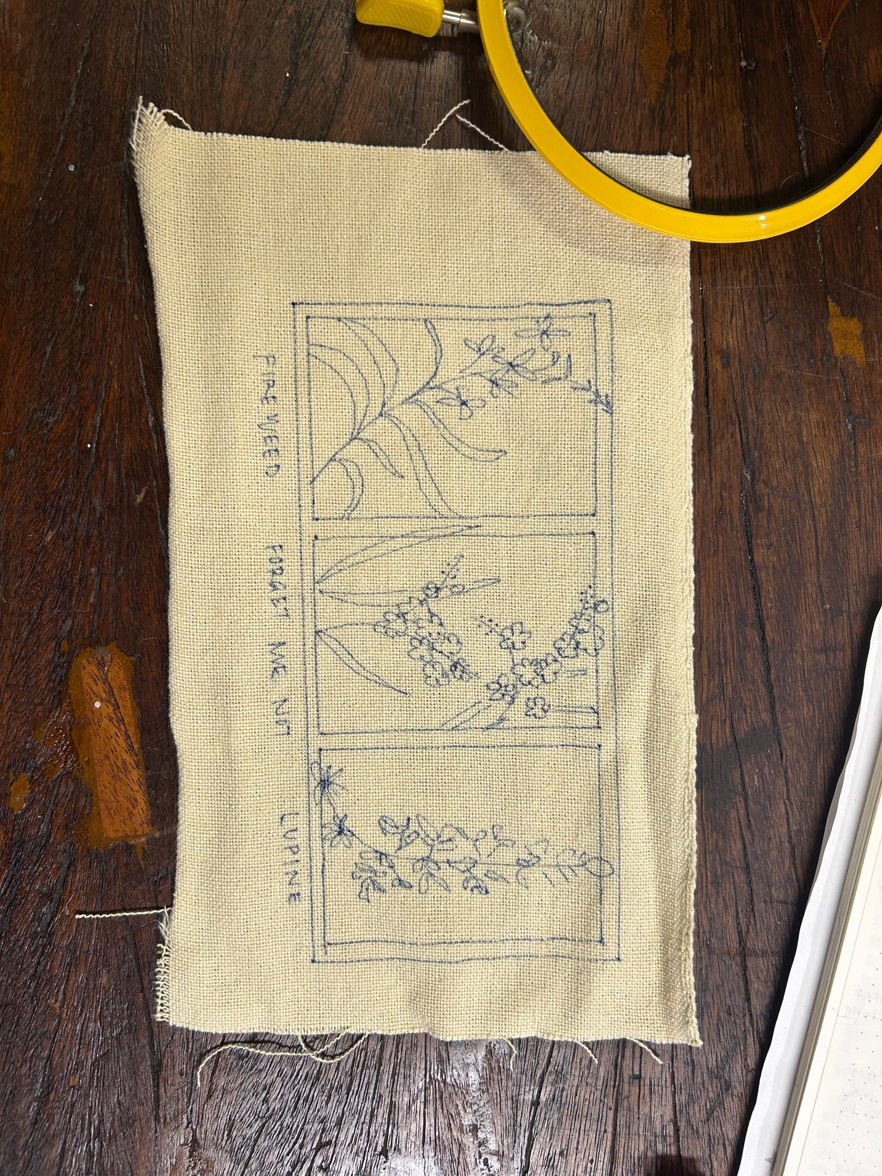 Alaskan Wildflowers Embroidery Kit