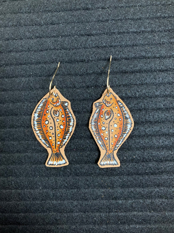 Halibut Earrings Small