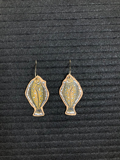 Halibut Earrings Small