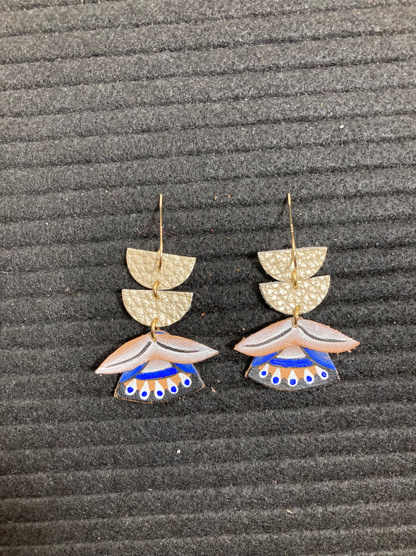 Floral Drop Earrings Small