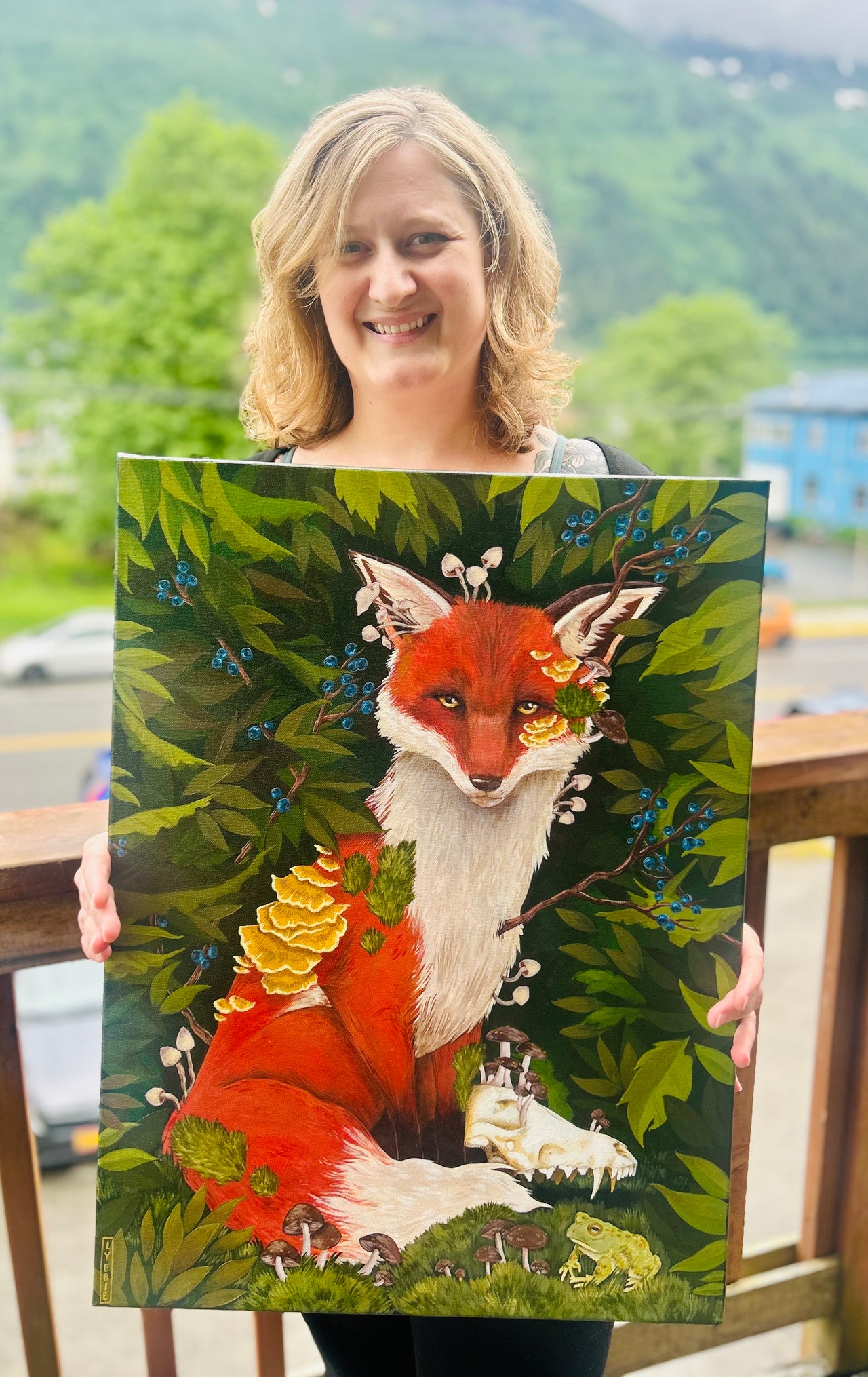 Haunted Fox Print