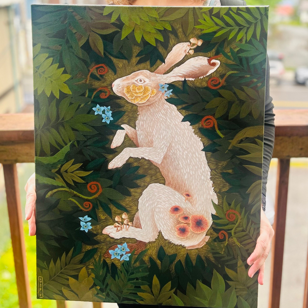 Haunted Hare Print