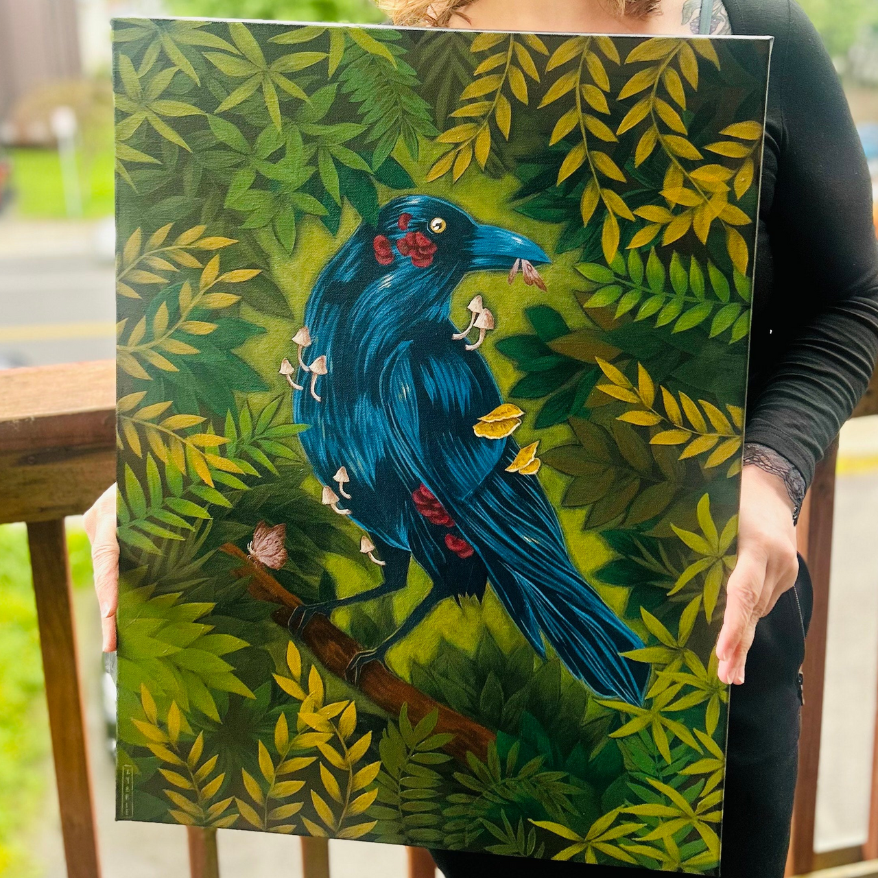 Haunted Raven Print