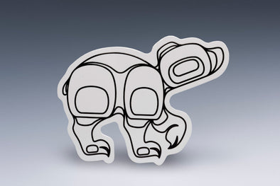 Baby Formline Polar bear Sticker