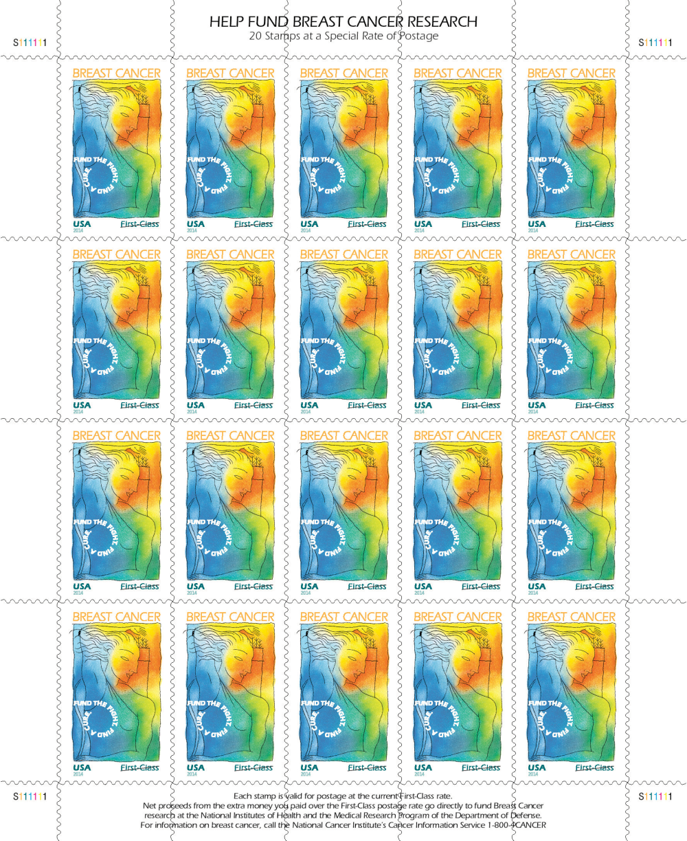 *Forever Letter Stamps: Help Fund Breast Cancer Research