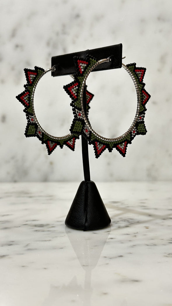 Realm Hoops Earrings: Eye of Needle Collection