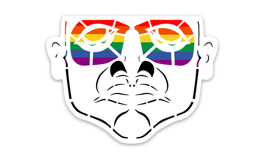 Pride Mask Sticker