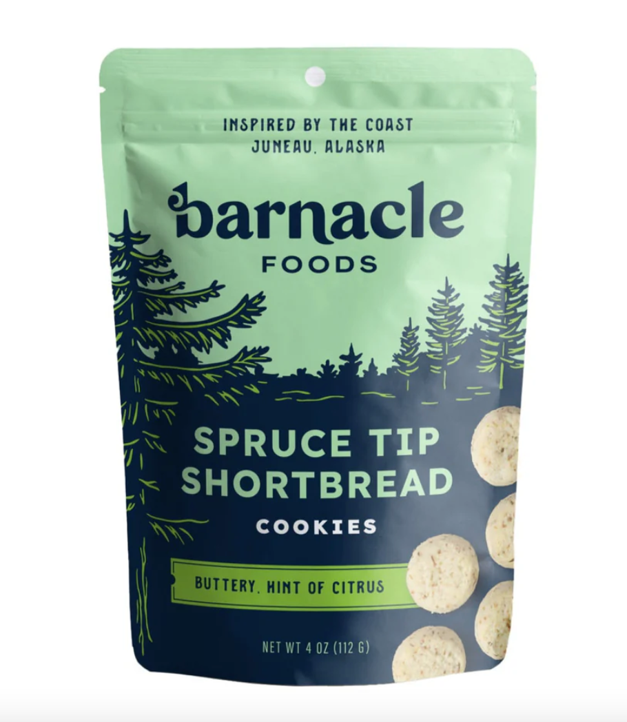 Spruce Tip Shortbread Cookies