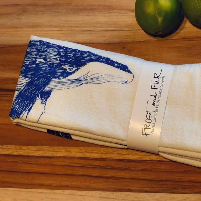 Orca/Humpback Floursack Towels