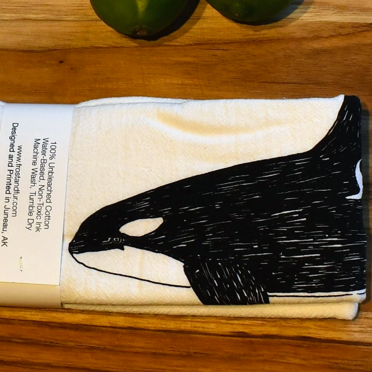 Orca/Humpback Floursack Towels