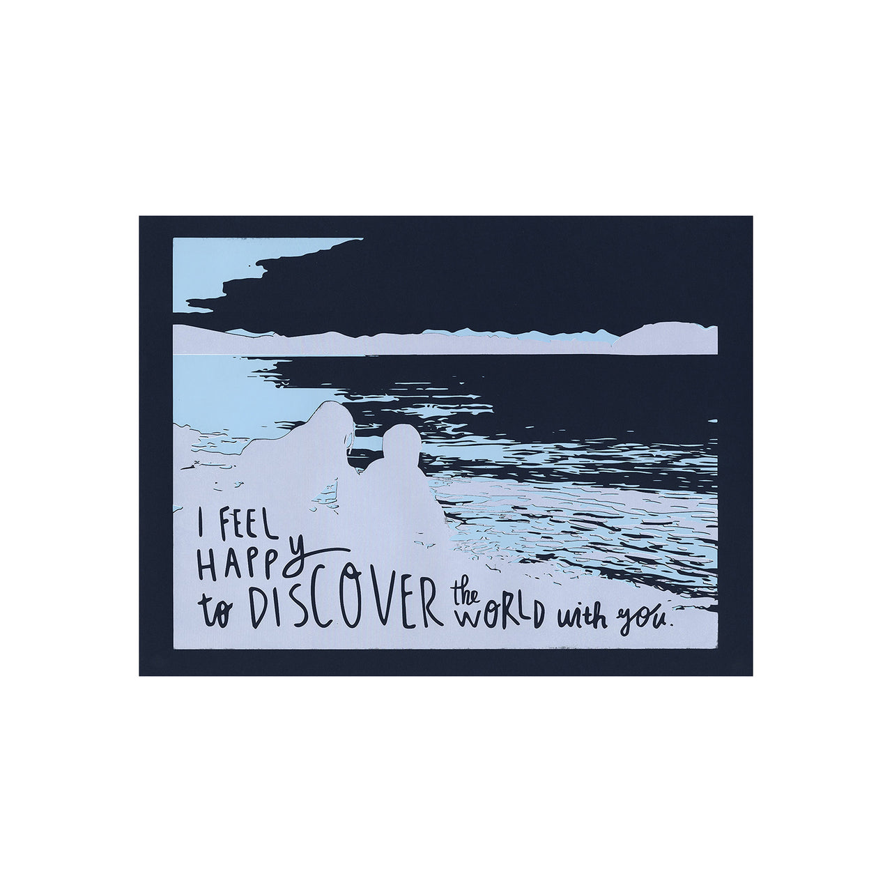 Discover the World with You Print