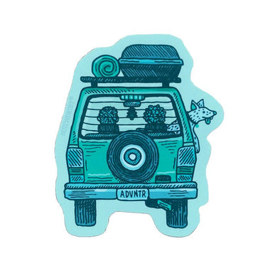 Adventure Wagon Sticker