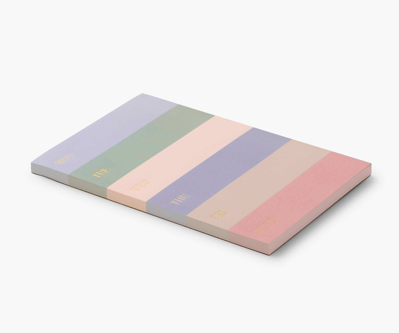 Muted Color Block Weekly Memo Notepad