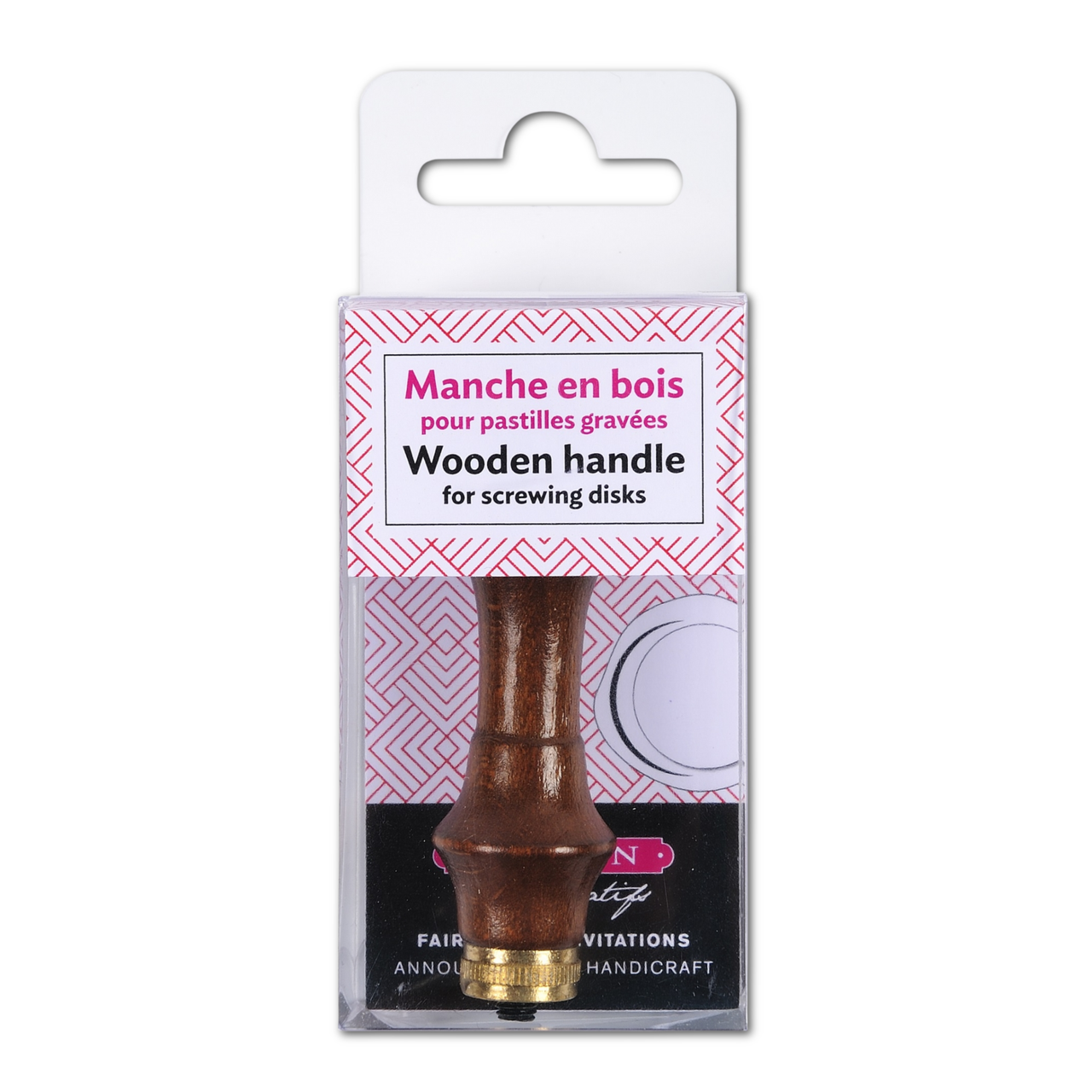 Jacques Herbin Brass Seals For Wax - Symbols: Wooden Handle