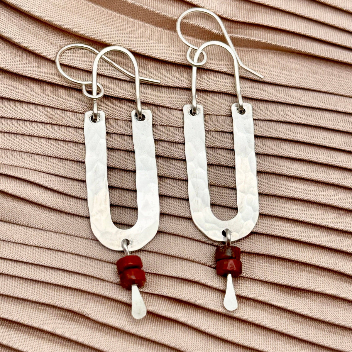 Arches Earrings: Silver