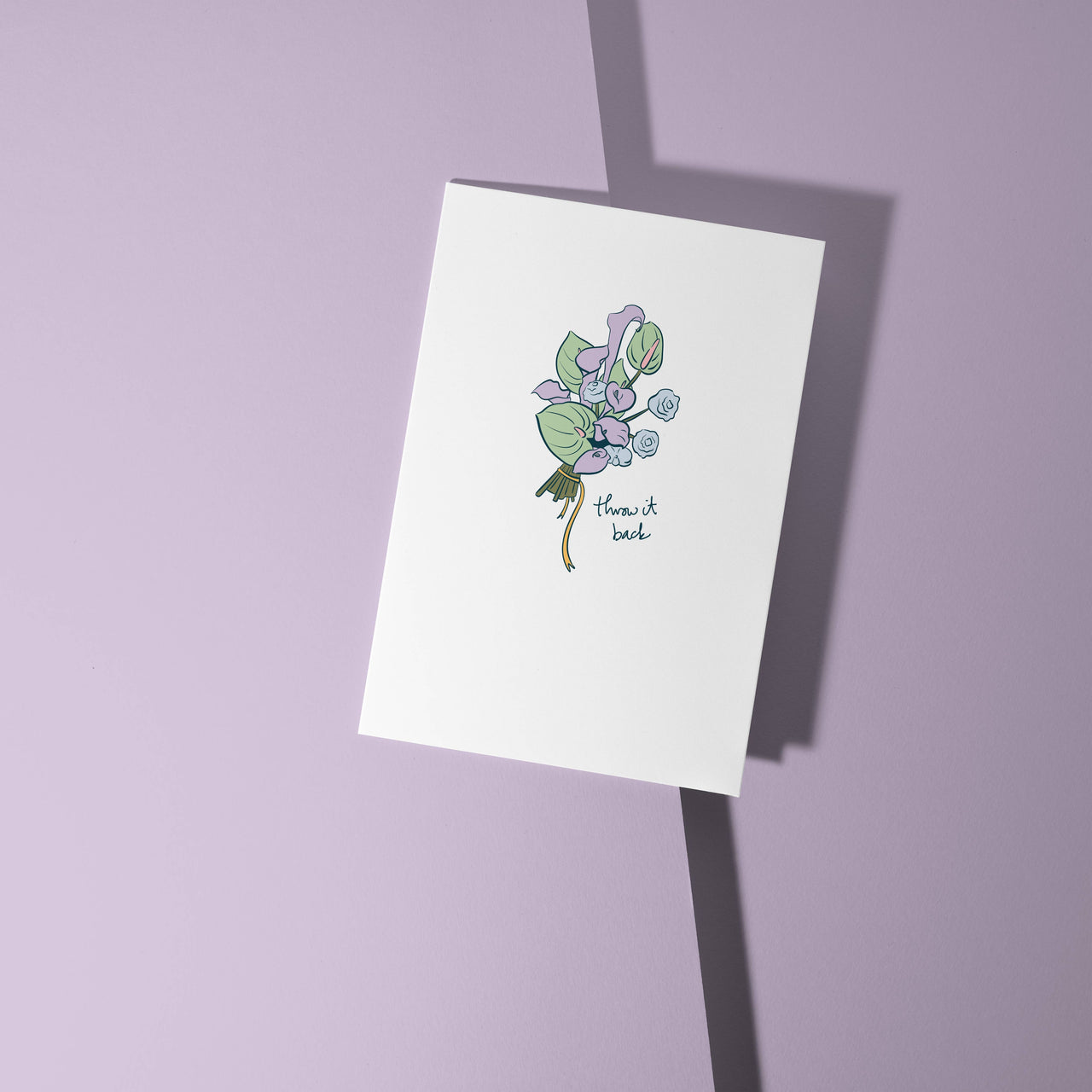 Throw It | Wedding Card