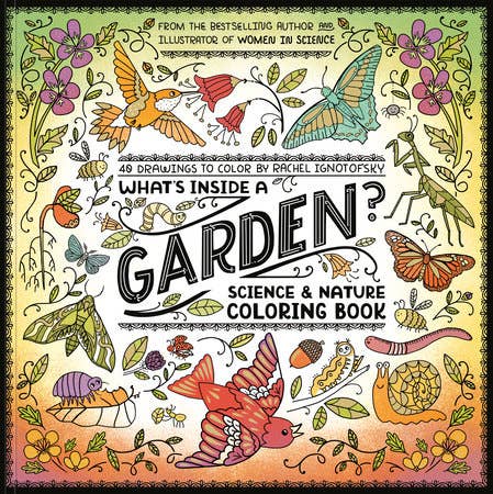What's Inside Garden Coloring Book
