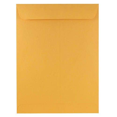 9x12 Brown Kraft Manila Open End Envelopes, 50 Pack