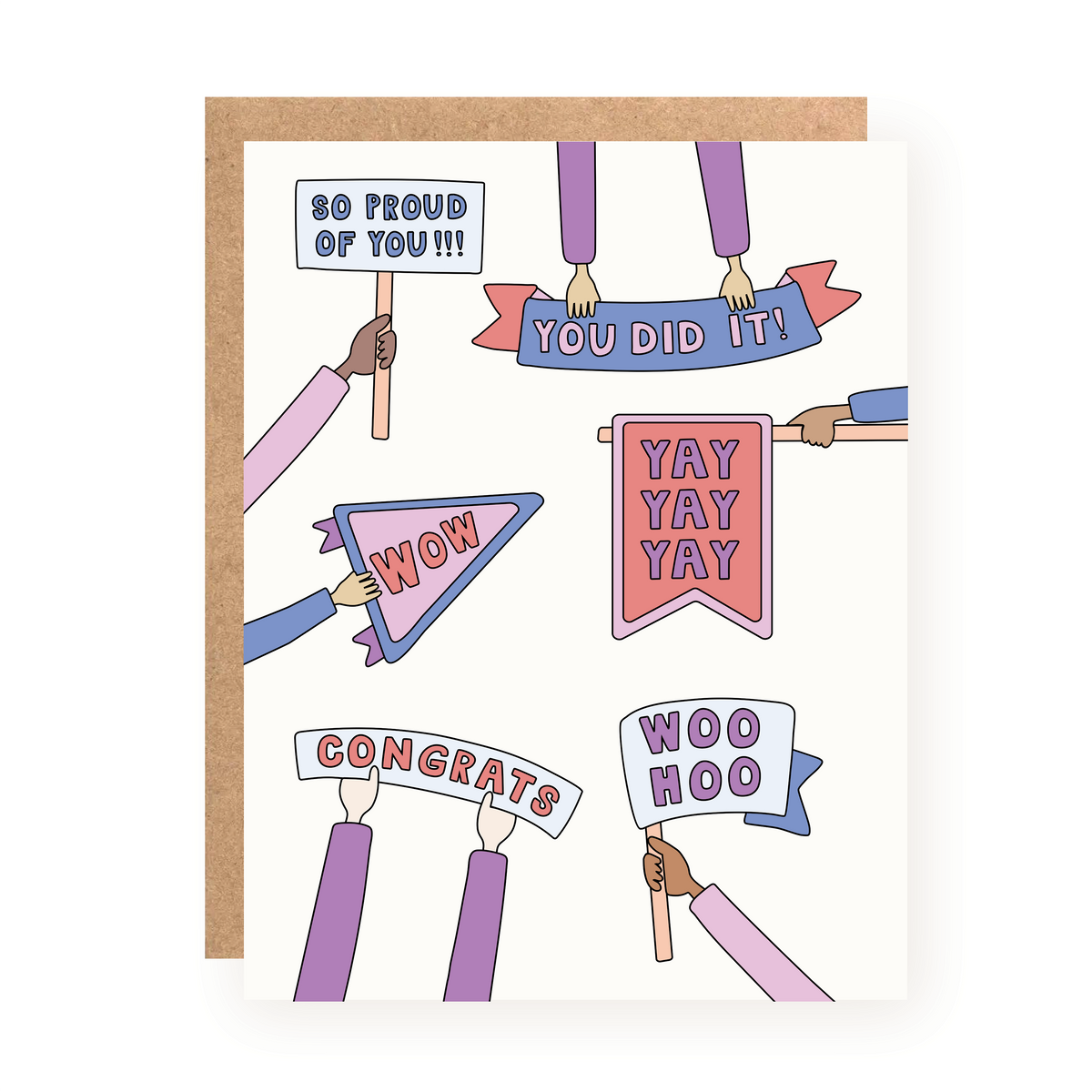 Yay You Did It Congratulations Card