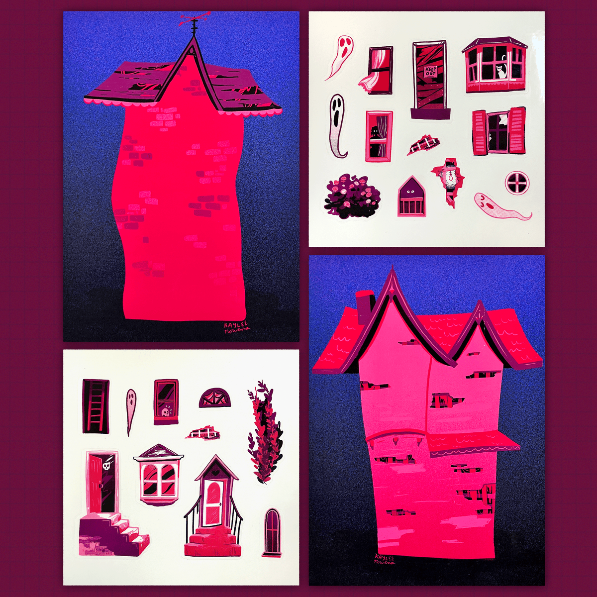 Build Your Own Haunted House Sticker Activity Set