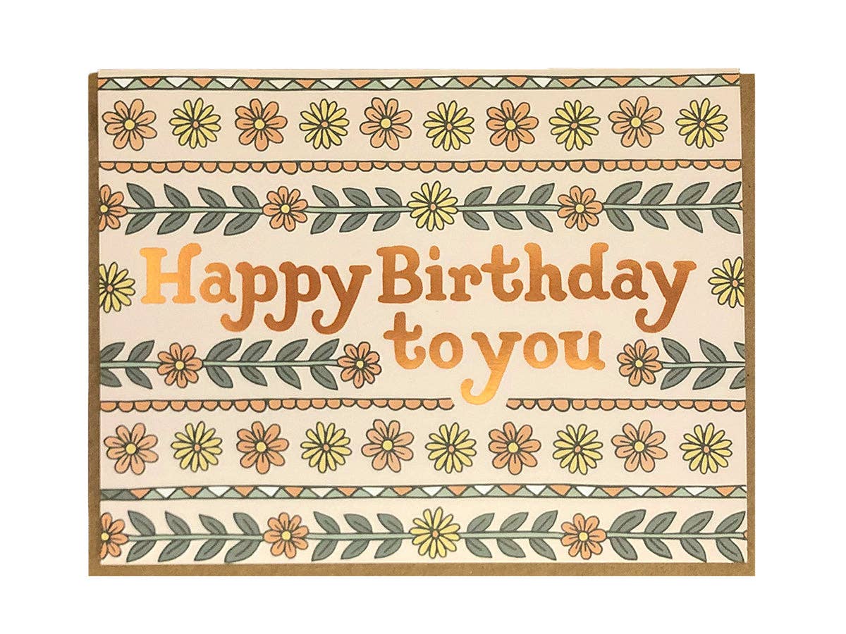 Birthday To You Card