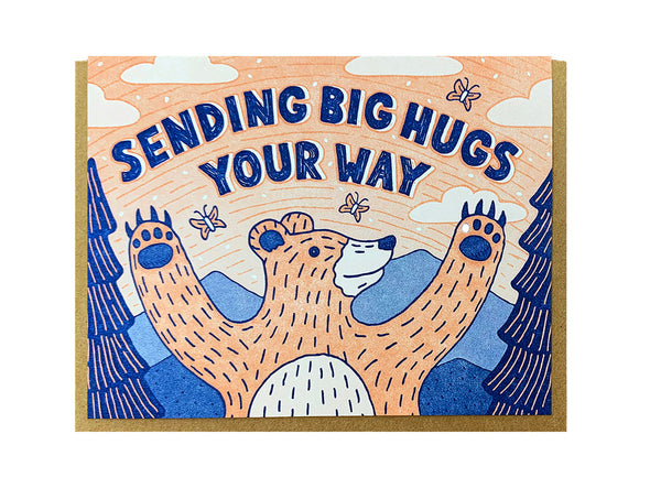 Big Hugs Bear Card