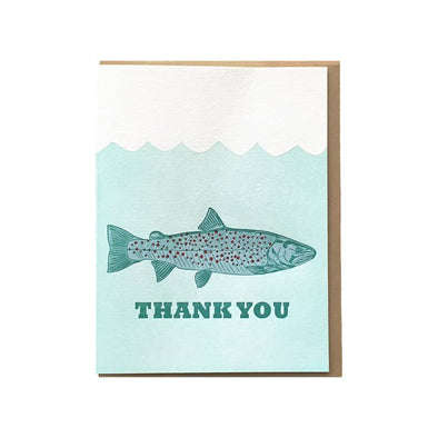 Trout Thank You Card
