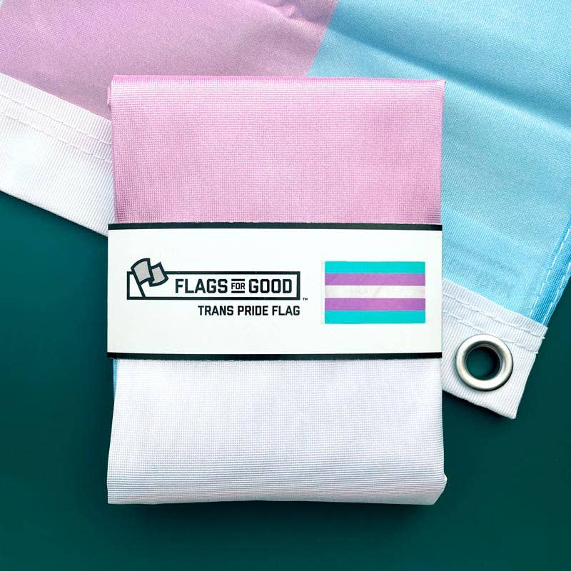 Transgender (Trans) Pride Flag: Single Sided