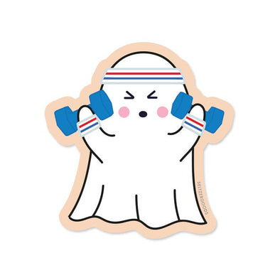 Ghost Workout Sticker